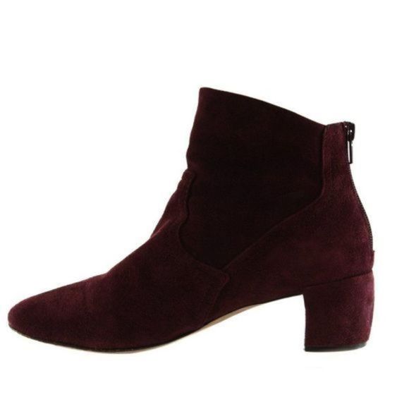 JEAN-MICHEL CAZABAT Purple Suede Ankle Boots Size 7.5US  JEAN-MICHEL CAZABAT Purple Suede Ankle Boots Size 7.5US / 38EU